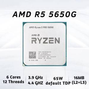 AMD Ryzen 5 5650G CPU (3.9-4.4Ghz) (TRAY)