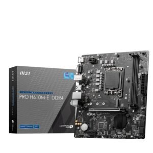 intel MSI PRO H610M-E DDR4