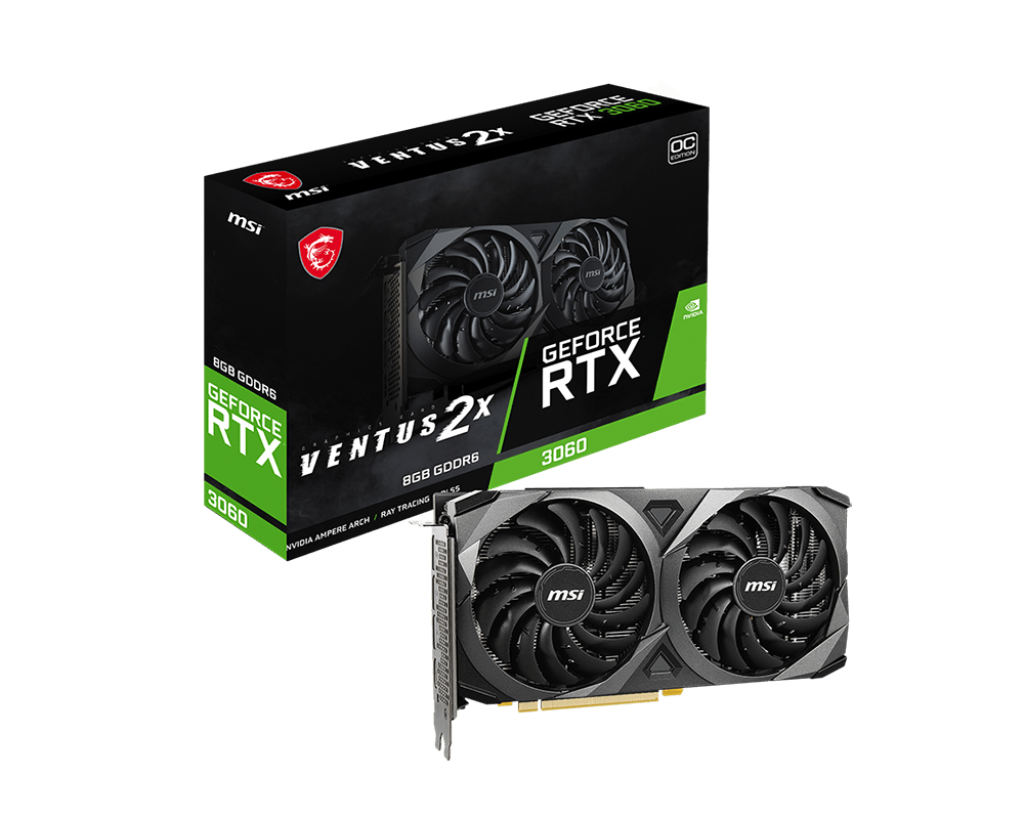 MSI Geforce RTX 3060 VENTUS 2X 12Gb OC