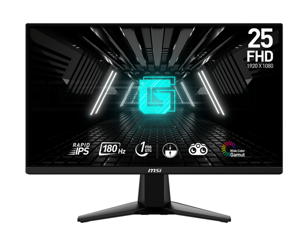 Gaming Monitor MSI G255F (FHD-Fast IPS-180Hz-1ms-Adaptive-Sync)