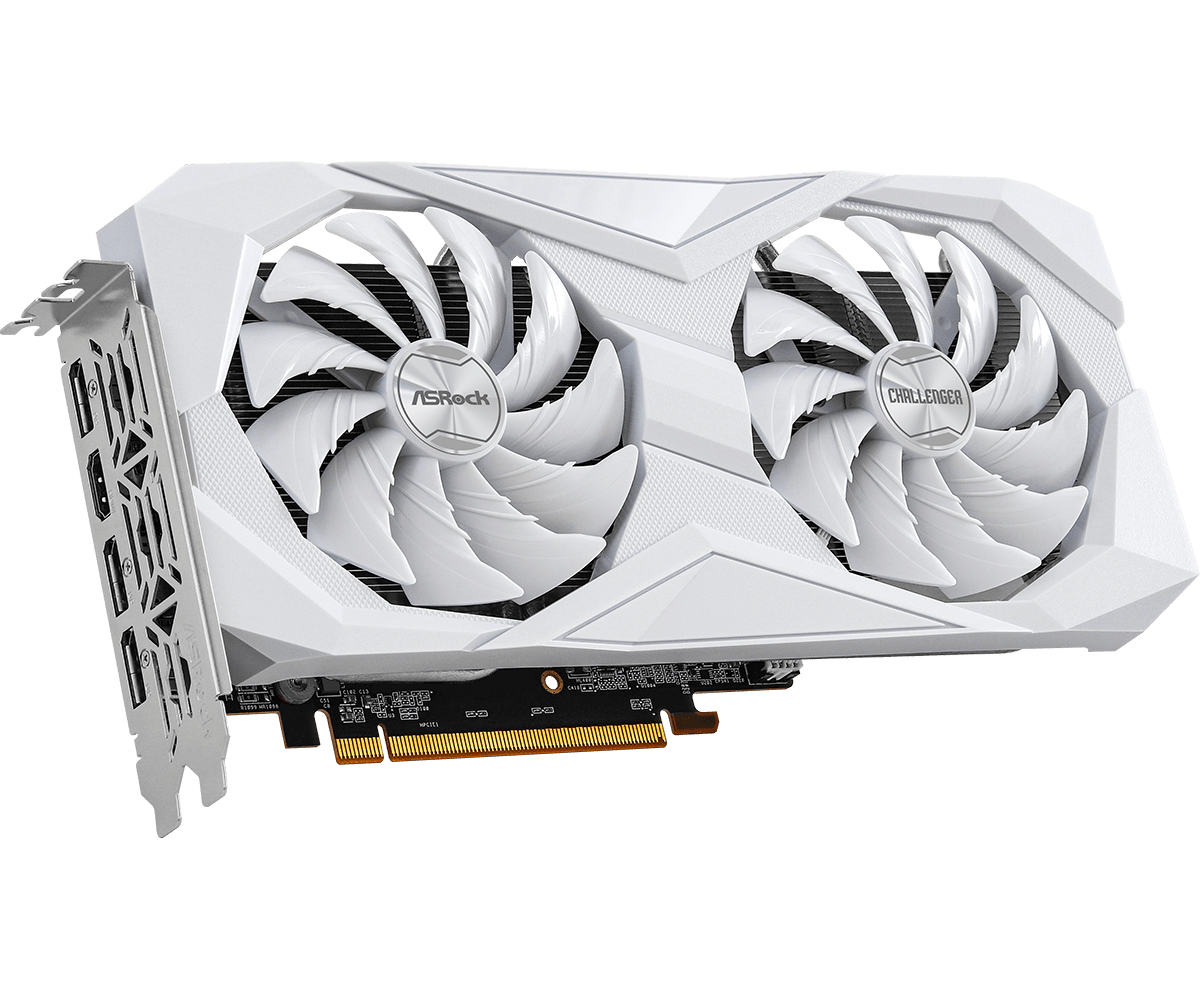 Asrock AMD Radeon RX 6600 Challenger 8GB (white) - Image 2