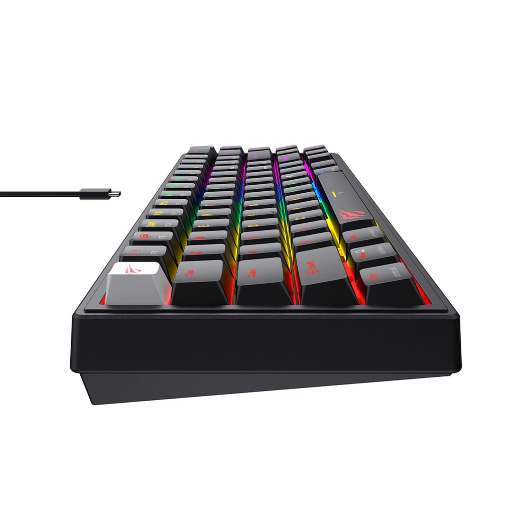 HAVIT KB874L RGB Mechanical Red Switch Keyboard - Image 2