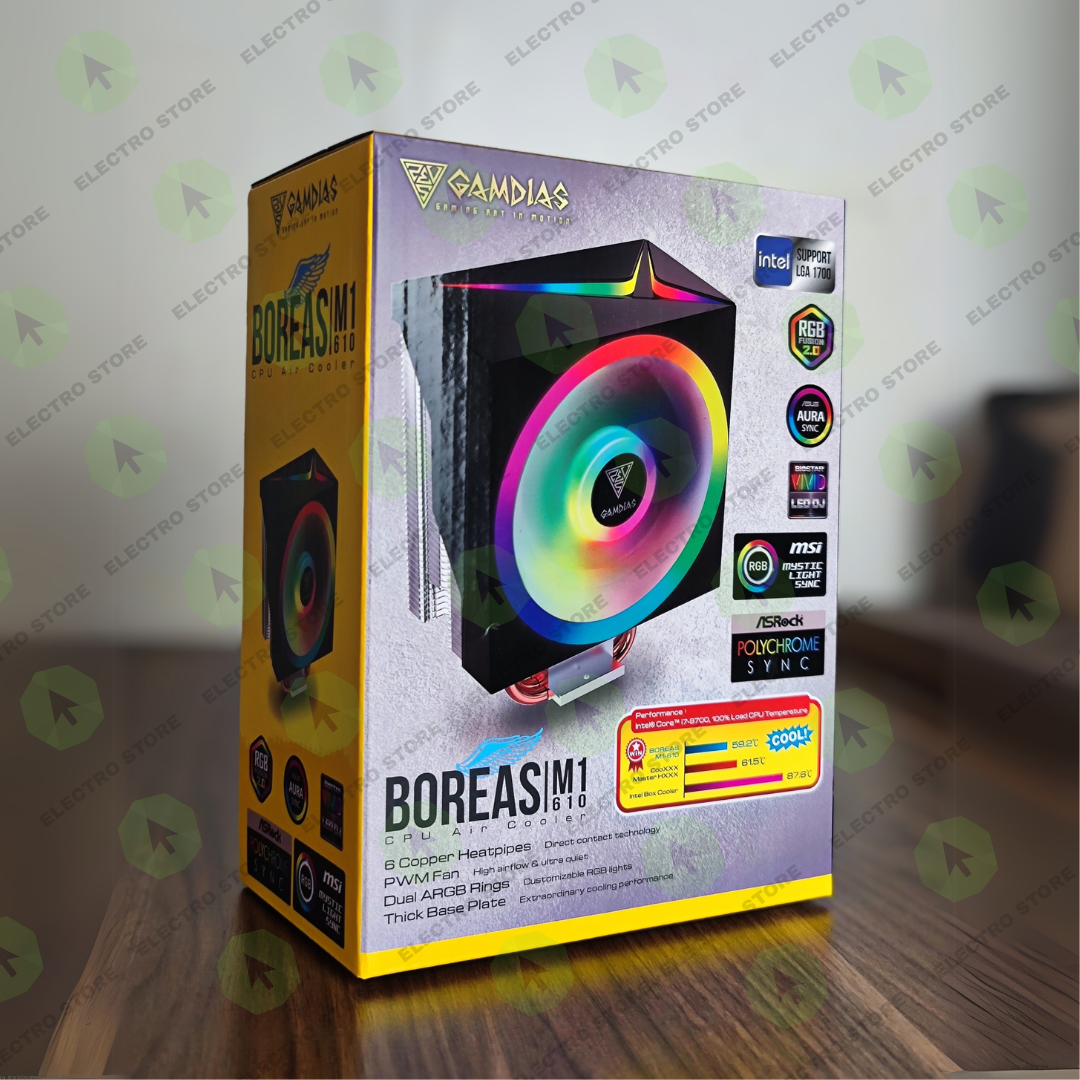 GAMDIAS BOREAS M1-610 Cpu air cooler - Image 2