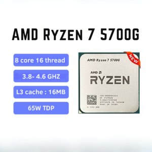 AMD Ryzen 7 5700G CPU (3.8-4.6Ghz) Tray