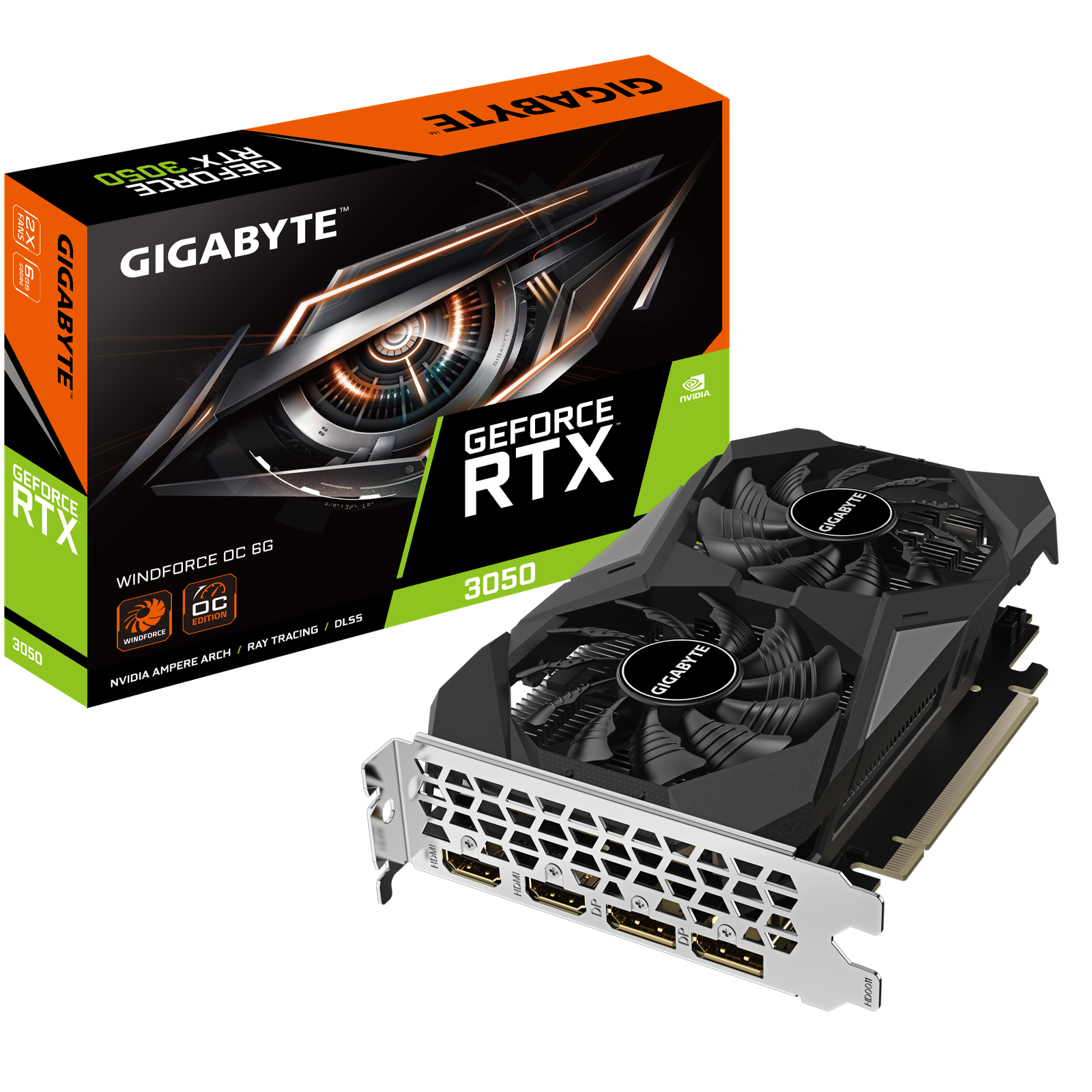Gigabyte Geforce Rtx 3050 Windforce Oc (6Gb)