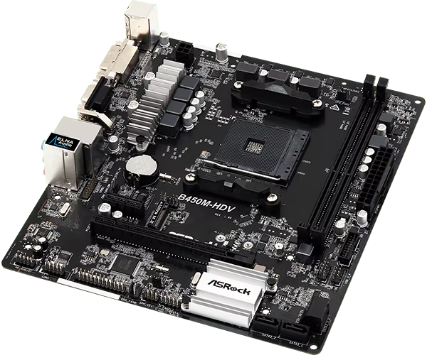 AMD ASROCK B450M-HDV R4.0 - Image 3