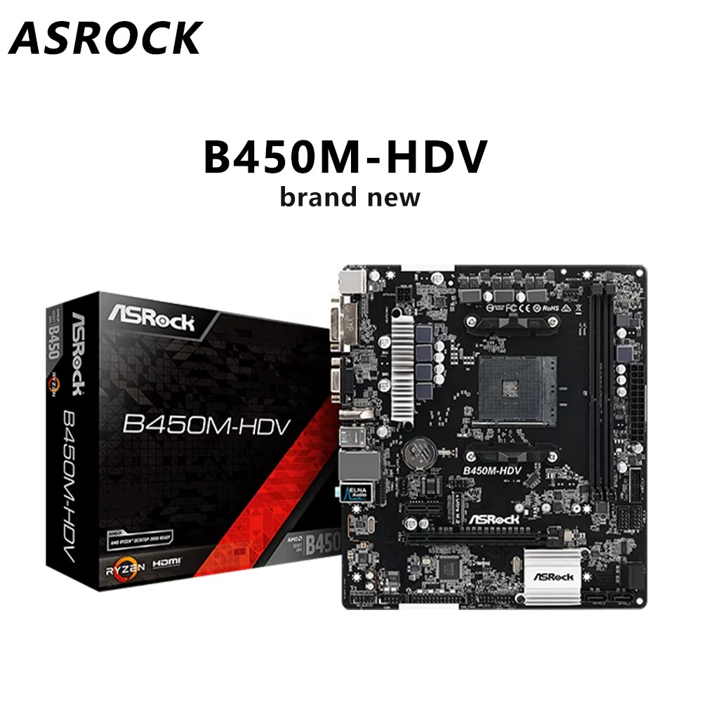 AMD ASROCK B450M-HDV R4.0