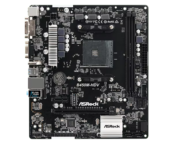 AMD ASROCK B450M-HDV R4.0 - Image 6