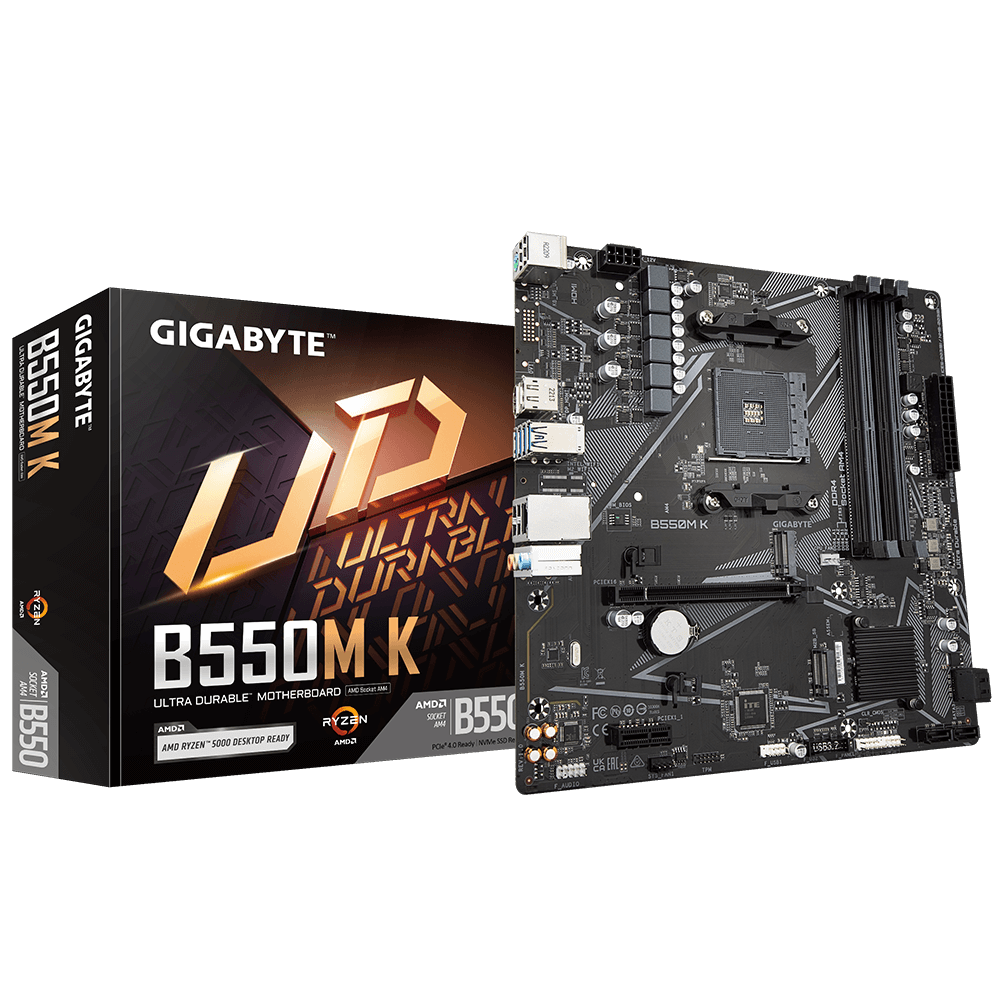 Gigabyte B550M-K PCIe 4.0