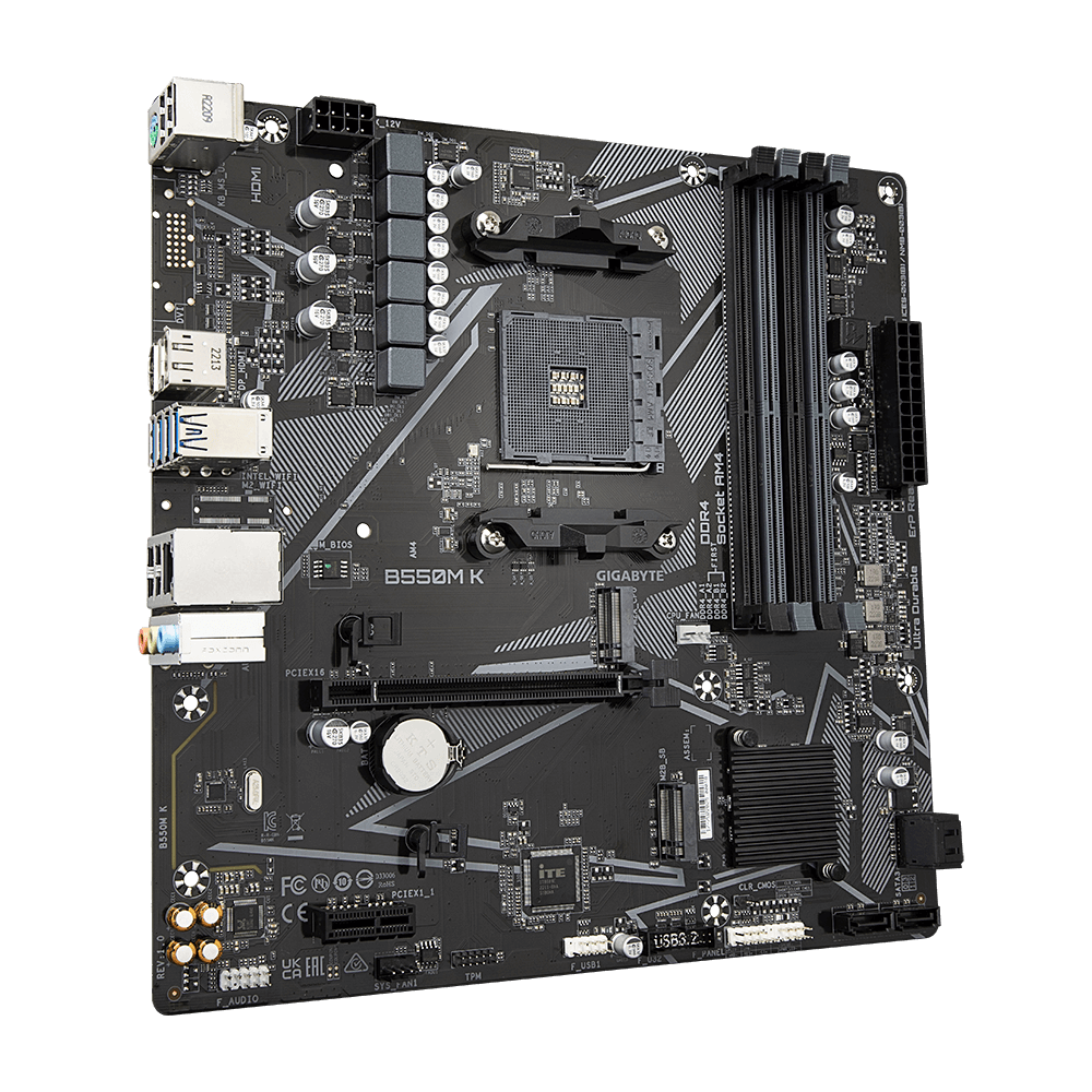 Gigabyte B550M-K PCIe 4.0 - Image 3
